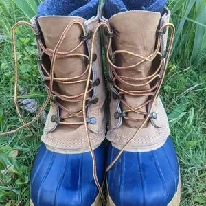 L.L. Bean | Shoes | Mens Ll Bean Boots Navy Blue Bean Boots  display picture 1